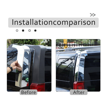 Chrome Silver Window D Pillar Trim Strip Cover For Hummer H3 2005-09 5