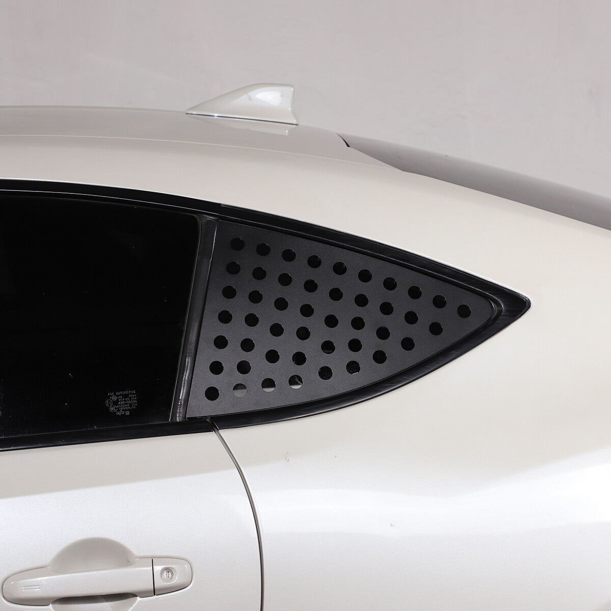 Back Triangular Window Glass Plate Cover Trim for Toyota 86/Subaru BRZ 2012-20 12