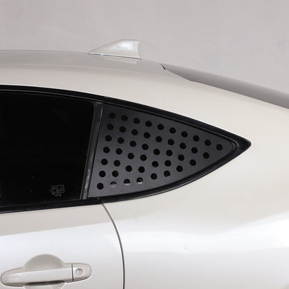 Back Triangular Window Glass Plate Cover Trim for Toyota 86/Subaru BRZ 2012-20 12