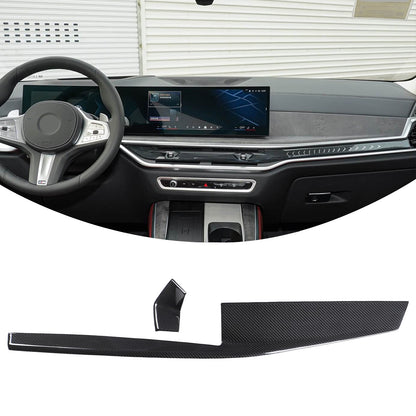 Real Carbon Fiber Center Dashboard Trim For BMW X5 G05 X6 G06 X7 G07 23+ US 5