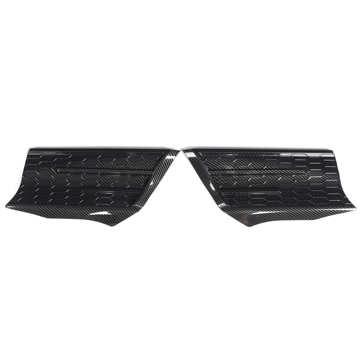 Carbon Fiber Style Fender Upper Decor Cover Trim For Toyota Tundra 2022+ 19