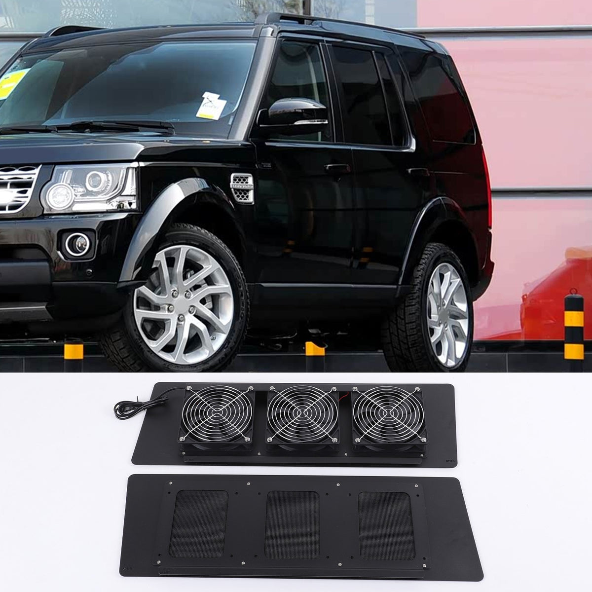 Aluminum Rear Air Vent Louver Trim For Land Rover Discovery 3/4 L319 2004-2016 9