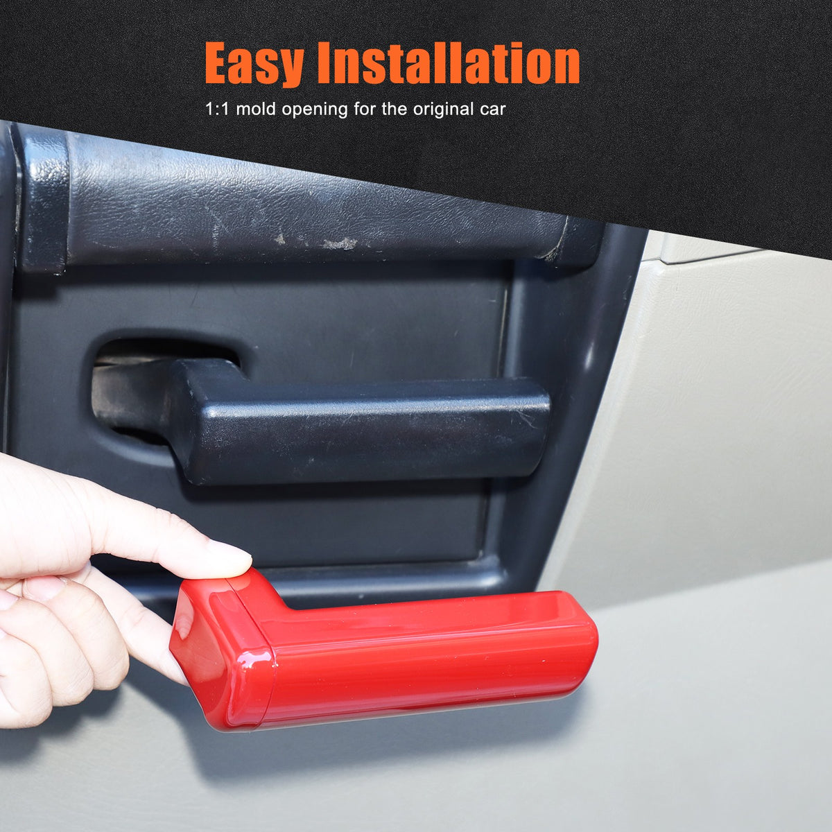 Sport Red ABS Inner Interior Door Handle Cover Trim For Hummer H2 2003-2007 US 21