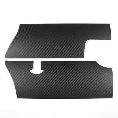 Matte Real Carbon Fiber Engine hood Protection Cover Trim for corvette C6 05-13 17