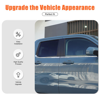 Silver ABS Lower Window Molding Trim For Ford Maverick 2022+ US 15