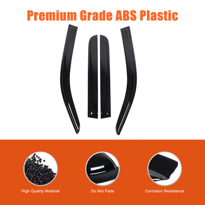 Window Rain Guards Visor Rain Guard Wind Deflectors For Ford Maverick 2022-2024 4