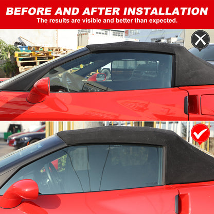 Car Window Screen Sun Shade Mesh Cover Windshield For Corvette C6 2005-2013 11