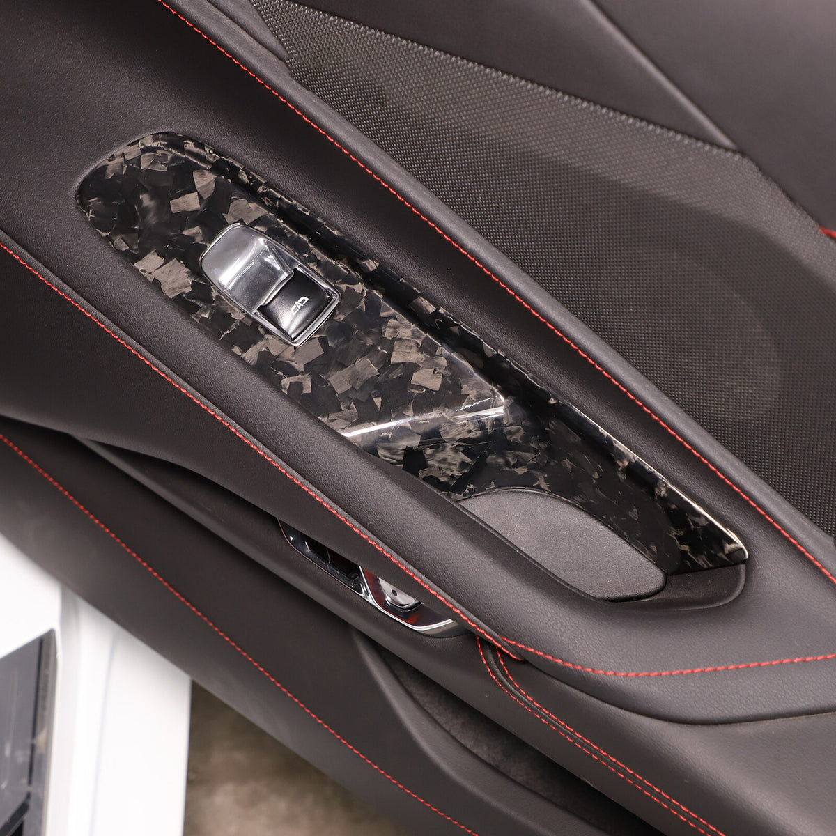 Forged Real Carbon Fiber Full Interior Set Cover Trim Kit For Corvette C8 20-25 - Variants 36-40 56