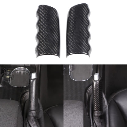 Real Carbon Fiber Emergency Brake Handle Cover Trim For Corvette C6 2005-2013 10