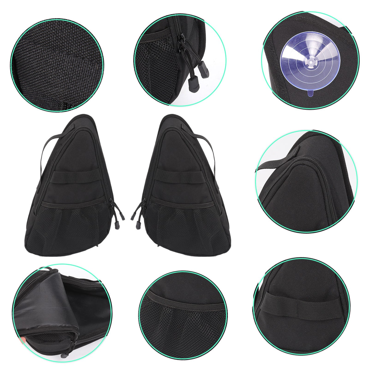 Black Rear Trunk Side Storage Window Bag Tray For Toyota RAV4 2020+ US 18