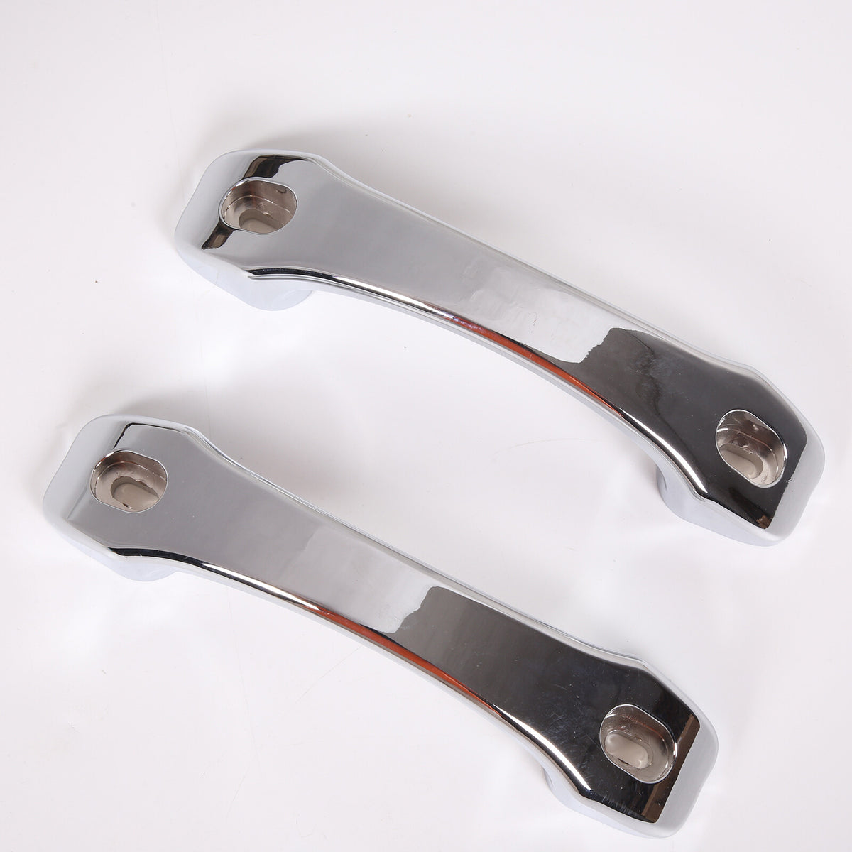 Silver Pair Set Pull Grab Handle A Pillar Alloy Post Trim For Hummer H2 2003-07 17