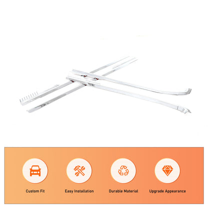 Silver ABS Lower Window Molding Trim For Ford Maverick 2022+ US 17