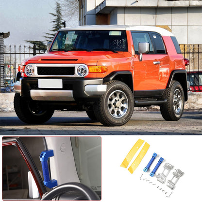 Blue A-pillar Handle Replacement Trim For 2007-2021 Toyota FJ Cruiser 16