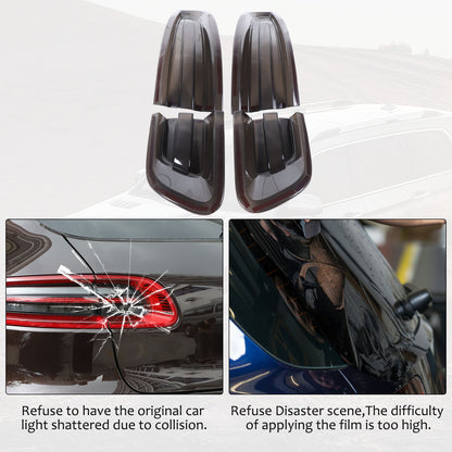 Smoked Blackout Rear Tail light Overlay Lens Cover For Porsche Macan 95B 15-18 24