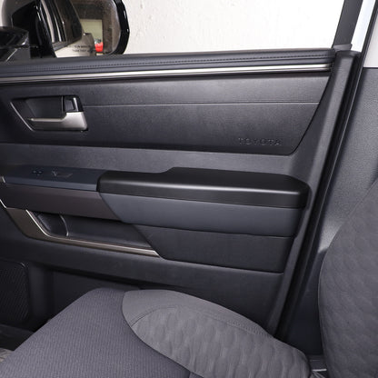 Matte Black Interior Door Panel Elbow Rest Trim Cover For Toyota Tundra 22-26 US 6