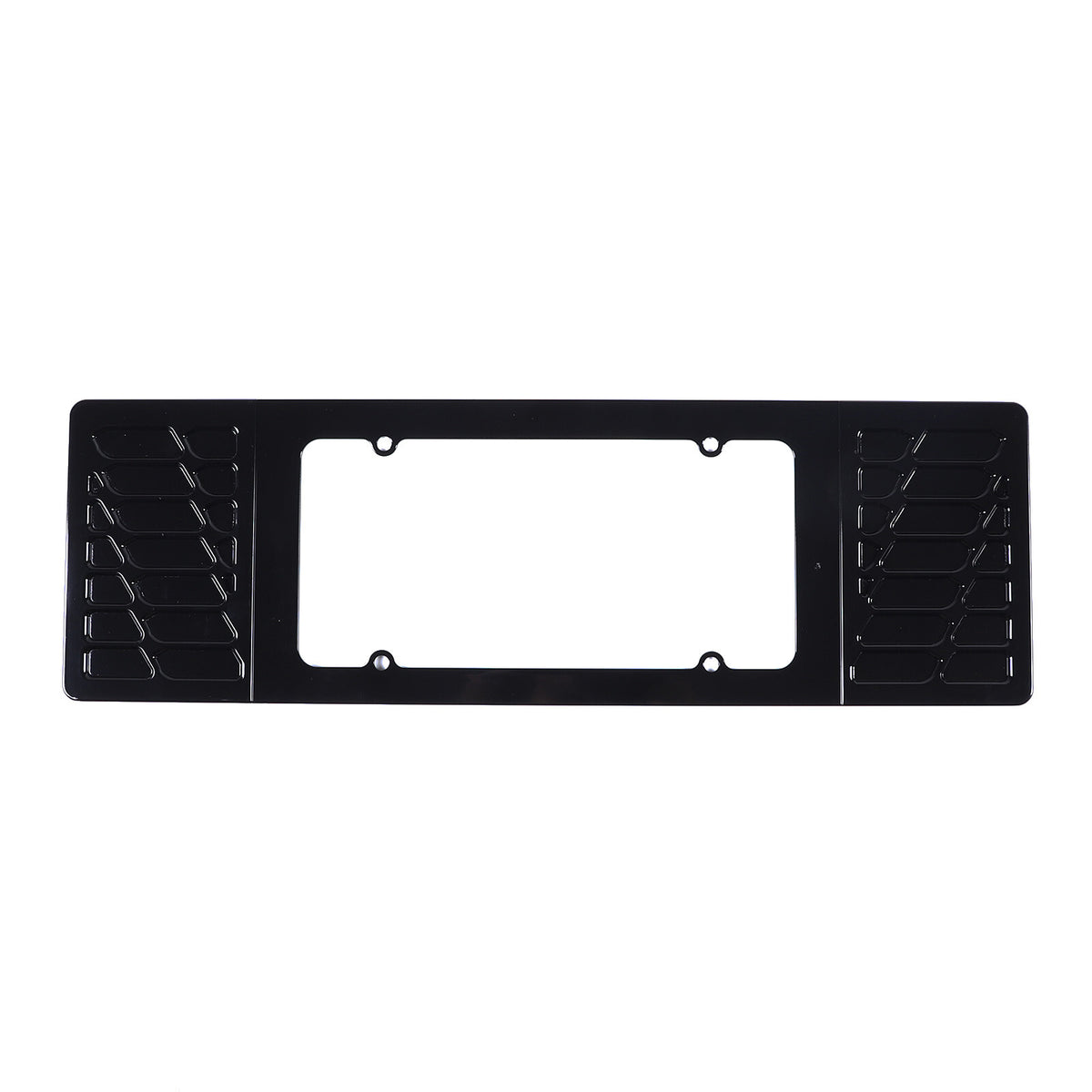 Black Aluminum alloy Rear License Plate Frame Trim For Corvette C6 2005-13 US 9
