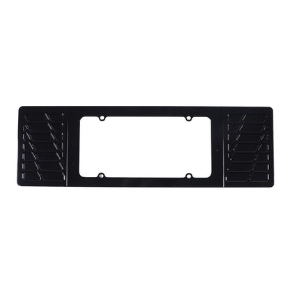 Black Aluminum alloy Rear License Plate Frame Trim For Corvette C6 2005-13 US 9