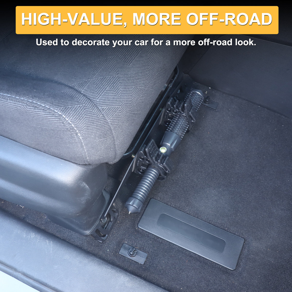 Under Seat Flashlight Holder Bracket Mount For Honda Pilot 2015-2022 23