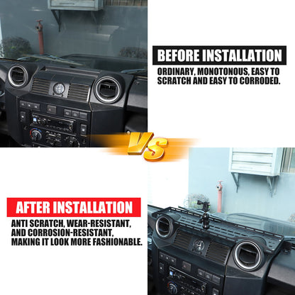 Dashboard Phone Holder Mount Bracket Storage Box Tray For LR Defender L316 04-18 7