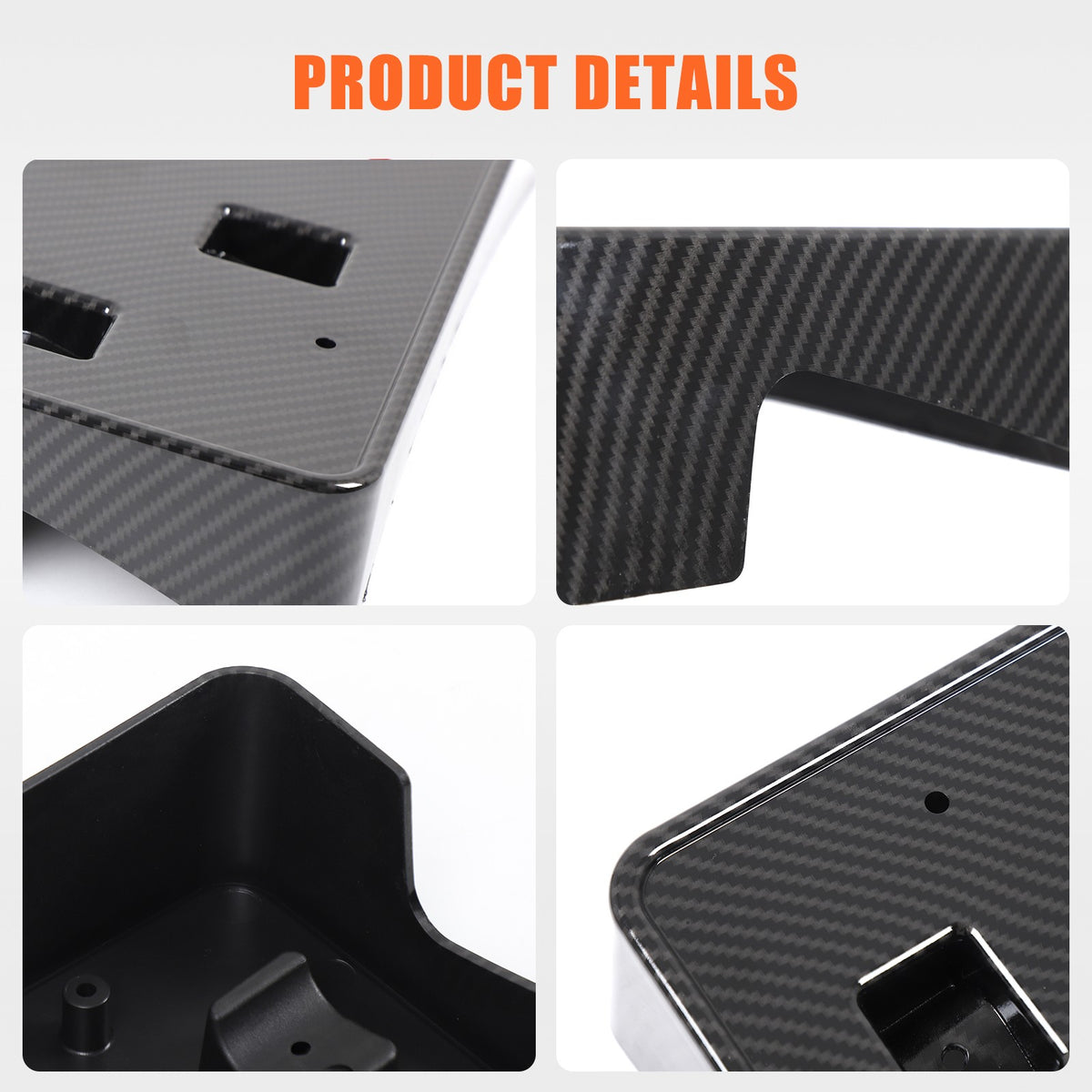 Carbon Fiber Front License Plate Bracket Holder For Corvette C6 05-13 US Version 14