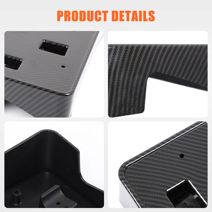 Carbon Fiber Front License Plate Bracket Holder For Corvette C6 05-13 US Version 14