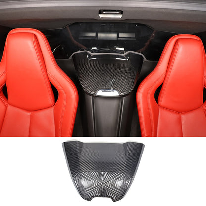 Real Carbon Fiber Rear Speaker Upper Panel Trim For Corvette C8 Coupe Z06 US 23
