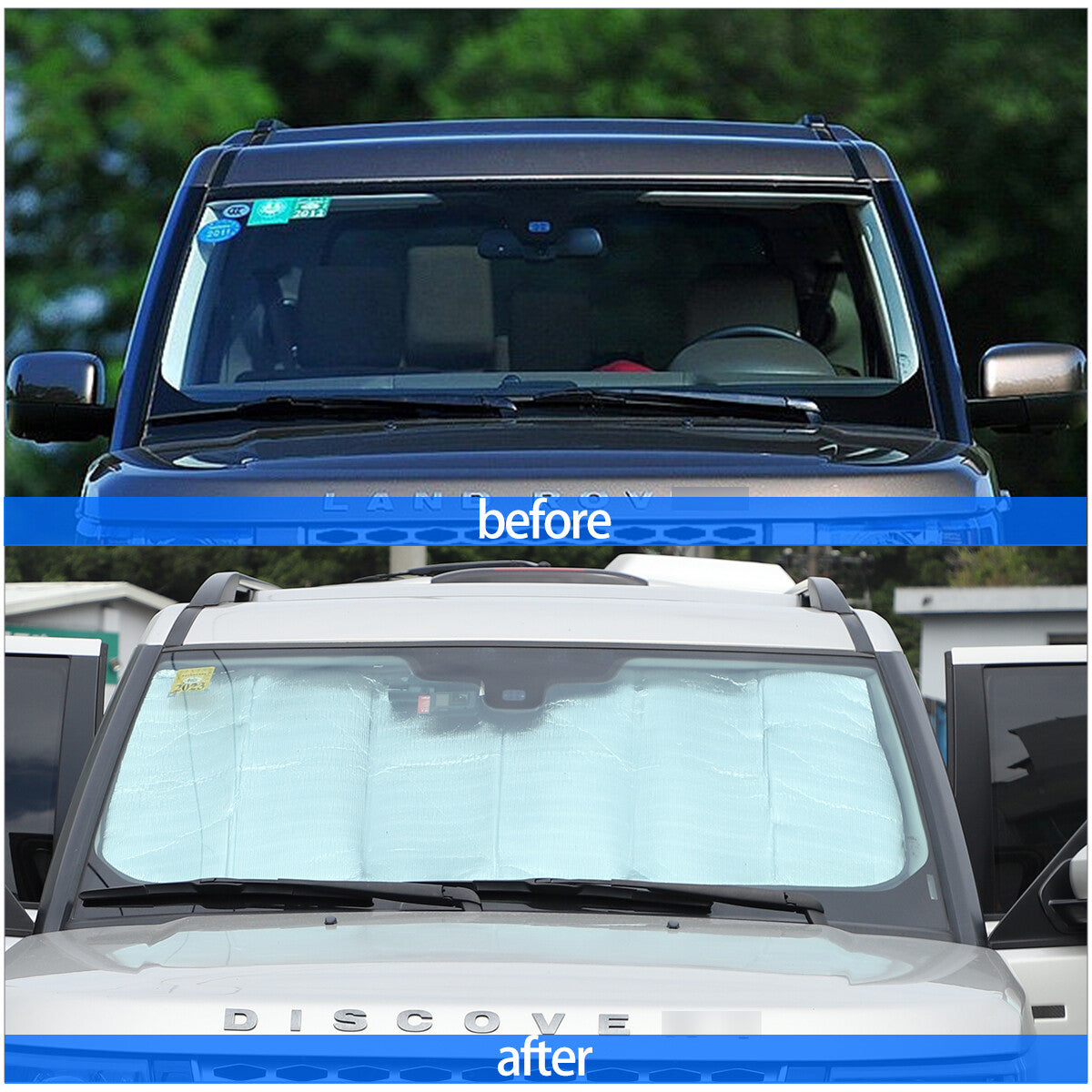 Full Window Sunshade Cover Shade Visor For Land Rover Discovery 4 LR4 L319 10-16 15