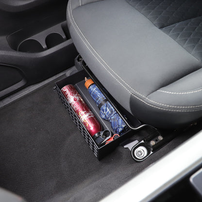 Aluminum Under Passenger Seat Storage Basket For Nissan Titan H61 2016-2023 1