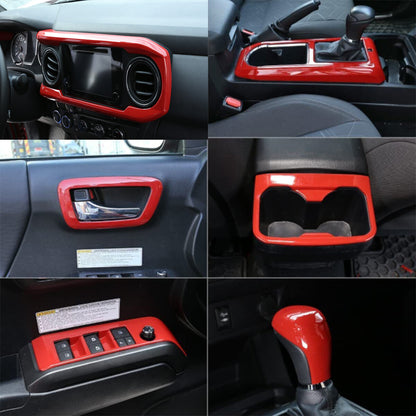14X For Toyota Tacoma ABS Red Car Central Control Interior Accessories 2016-2020 1