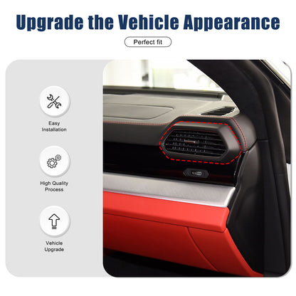 Matte Real Dry Carbon Fiber Side Air Outlet Trim For Lamborghini URUS 2018-23 12