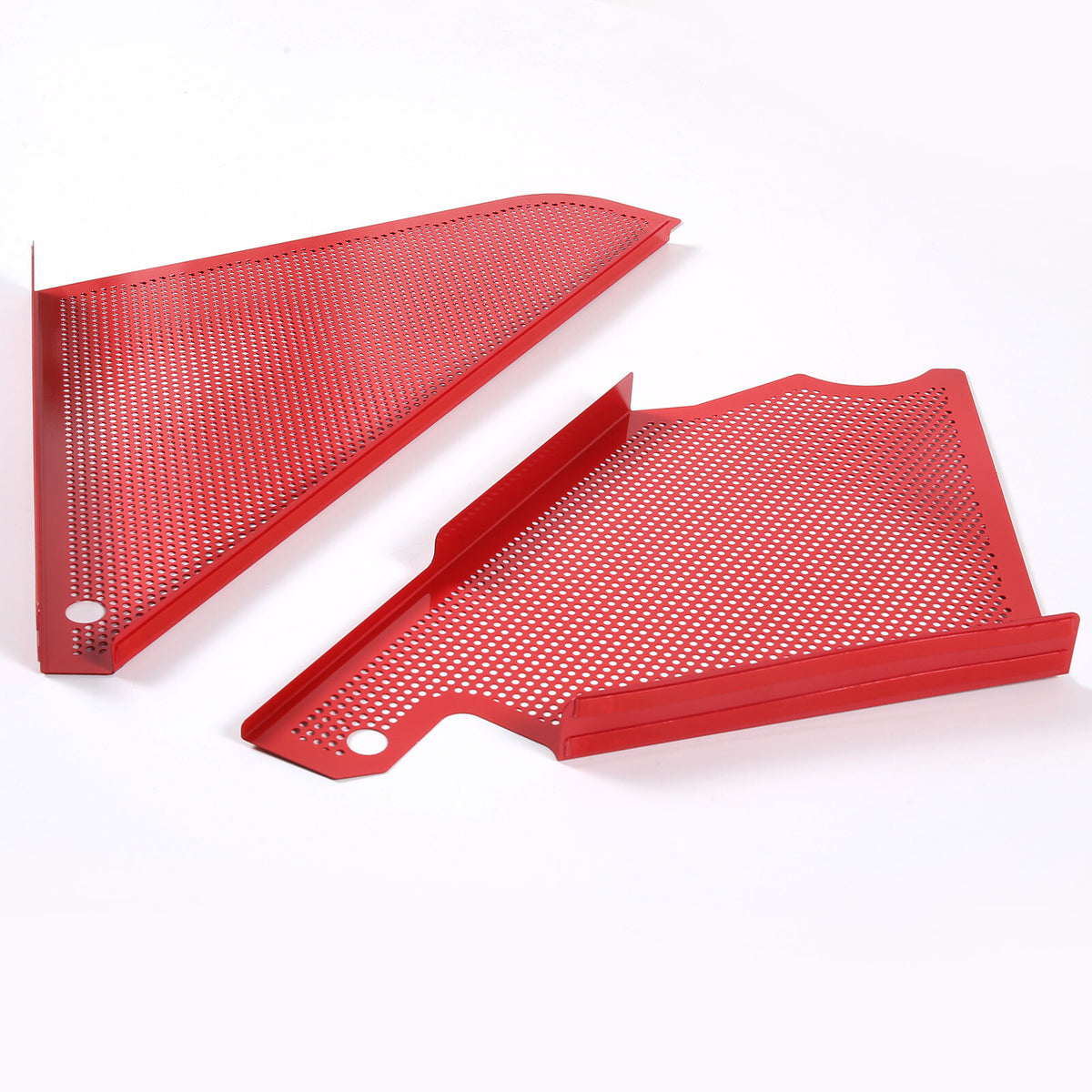 Red Steel Engine Hood Compartment Panel Trim Cover Set For Corvette C8 Z06 20-26 9