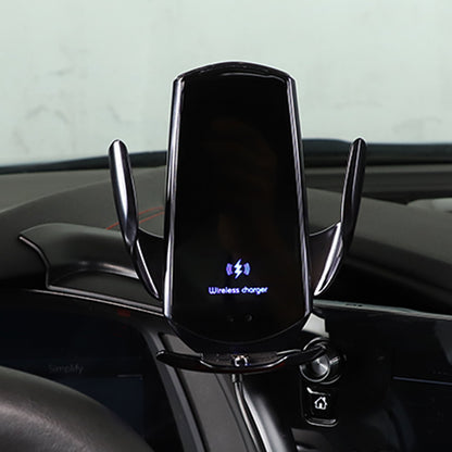 Wireless Charger Navigation Car Phone Holder Stand for C8 Corvette Z06 Z51 20-25 8