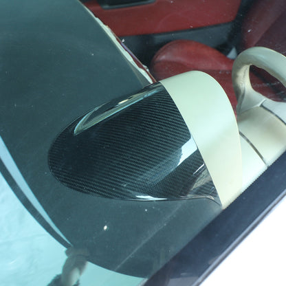 Real Carbon Fiber Dashboard Instrument Upper Trim For Fiat 500 312 2007-15 11