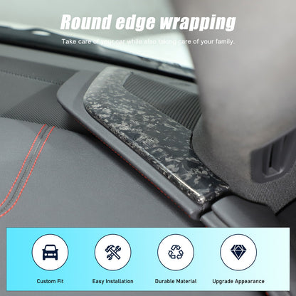 Forged Real Carbon Fiber Full Interior Set Cover Trim Kit For Corvette C8 20-25 - Variants 6-10 37