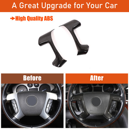 ABS Carbon Fiber Interior Decor Trim Cover For Cadillac Escalade 2007-14 49