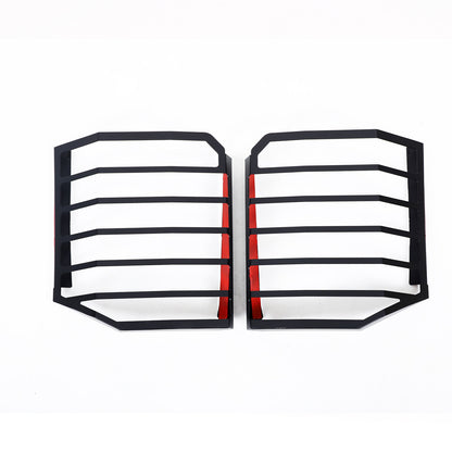 Steel Alloy Rear Tail Light Lamp Cover Trim For Toyota Land Cruiser LC250 24+ 5