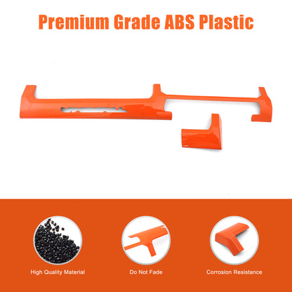 Orange ABS Center Console Strip Trim Cover For Toyota Tacoma 2024+ US 22