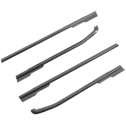 ABS Carbon Fiber Exterior Window Bottom Sill Trim For Ford Maverick 22-24 US 8