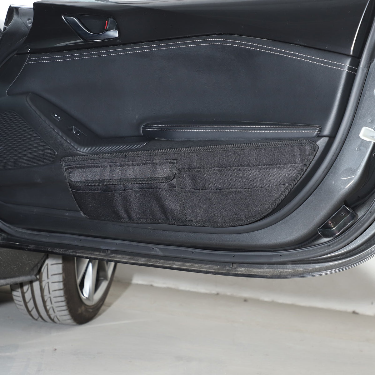 Front Door Storage Hanging Bag Tray For Mazda MX-5 Miata 2016-2023 10