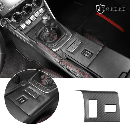 Matte Real Carbon Fiber Interior Center Trim Set For GR86/Subaru BRZ 2022+ 152