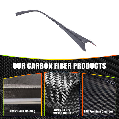 Real Carbon Fiber Gear Shift Side Trim L Strip For BMW 2 Series F22 F23 2014-19 11