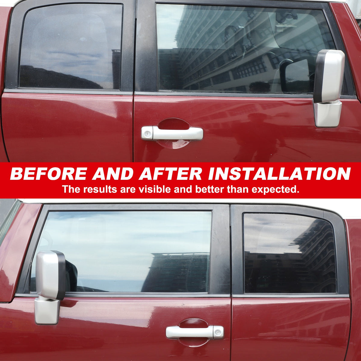 Rubber Window Outer Seal Trim For Toyota FJ Cruiser 07-15 (OE 68161-35073) US 4