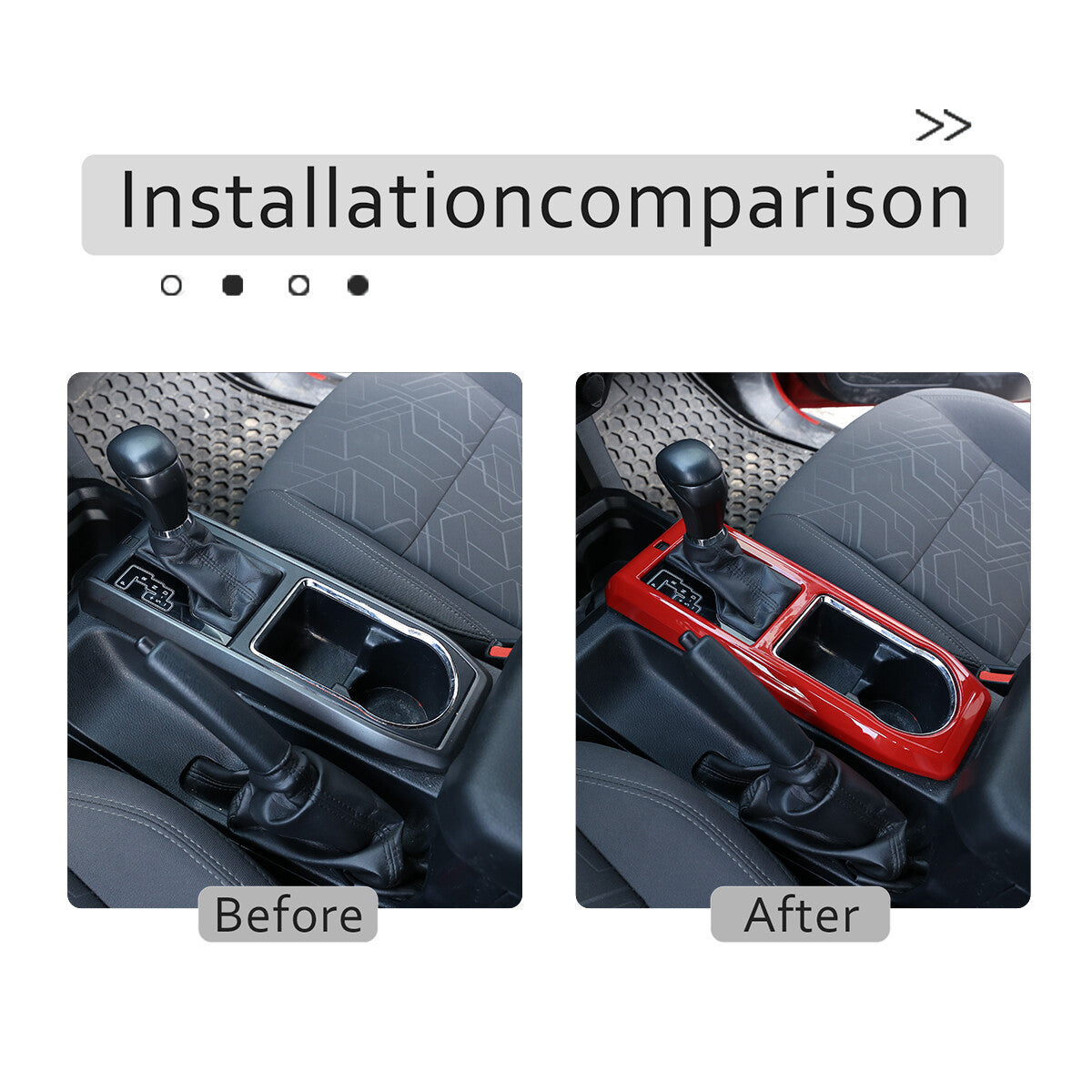 14X For Toyota Tacoma ABS Red Car Central Control Interior Accessories 2016-2022 3