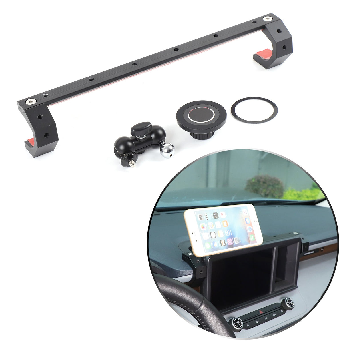 Magnetic Screen Navigation Cell Phone Mount Holder Bracket For Ford Maverick 22+ 12