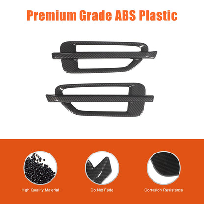Carbon Fiber ABS Side Fender Airvent Trim For Cadillac Escalade 2007-2014 US 7