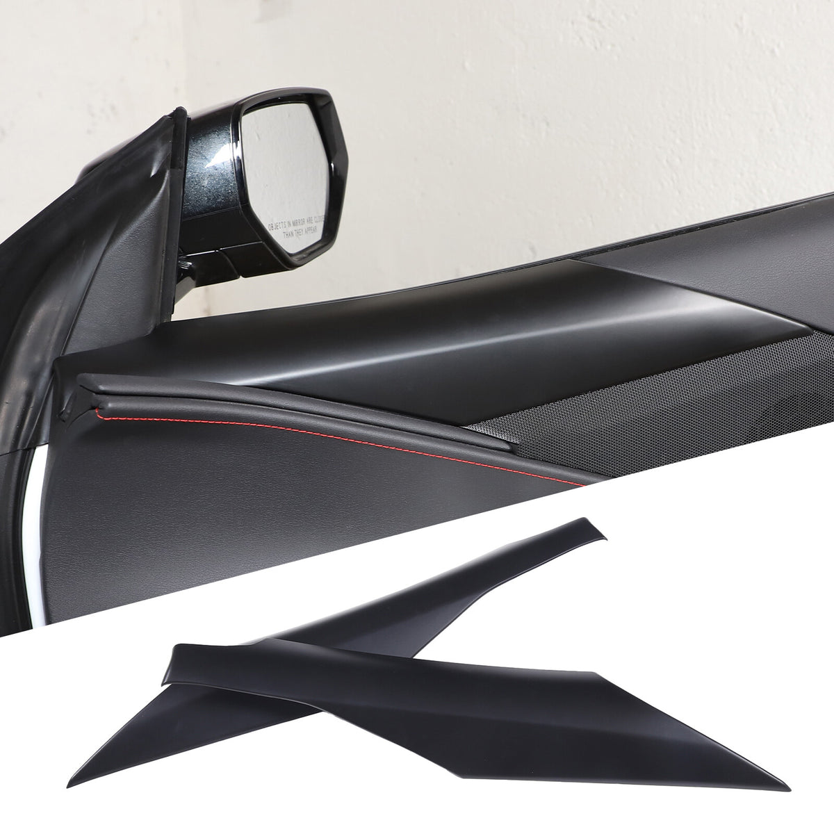Matte Black ABS Full Interior Set Cover Trim Kit For Corvette C8 2020-25 - Styles 1-5 65