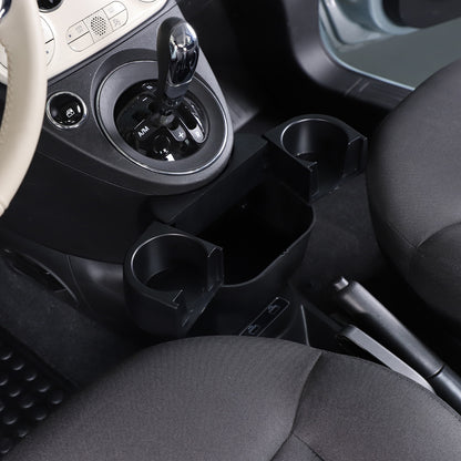 Center Lower Cup Storage Box Organizer Tray For Fiat 500 Abarth 595 695 2016+ 22