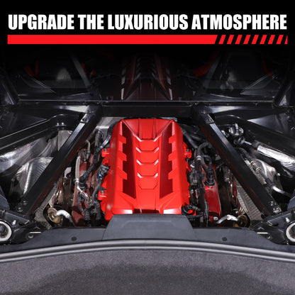 Engine Bay Panel Cover Trim in Edge Blue/Red/Black For Corvette Coupe C8 2020-26 - Styles 1-5 11