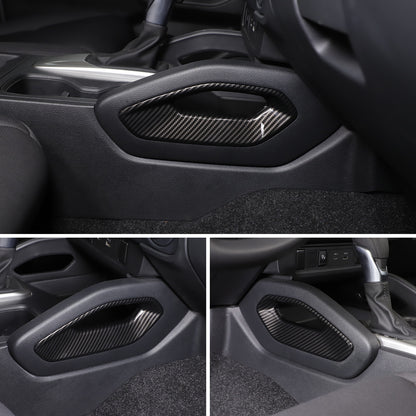 Carbon Fiber ABS Center Console Side Armrest Trim For Nissan Frontier 2022+ 5