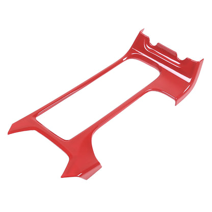 Red ABS Center Console Gear Shift Cup Holder Trim for Subaru WRX VB MT 2022-24 11
